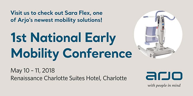 arjo news events SPH 2018 early mobility conference